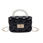 Pearl Hand One-shoulder Crossbody Chain Children's Bags - Cindi Book