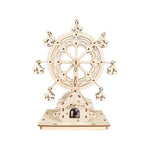 Rotating Ferris Wheel Music Box Educational Assembling Puzzle Toys - Cindi Book