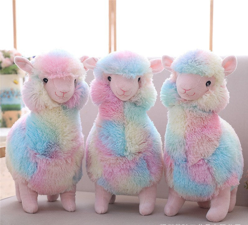 30cm  Rainbow Alpaca - Cindi Book