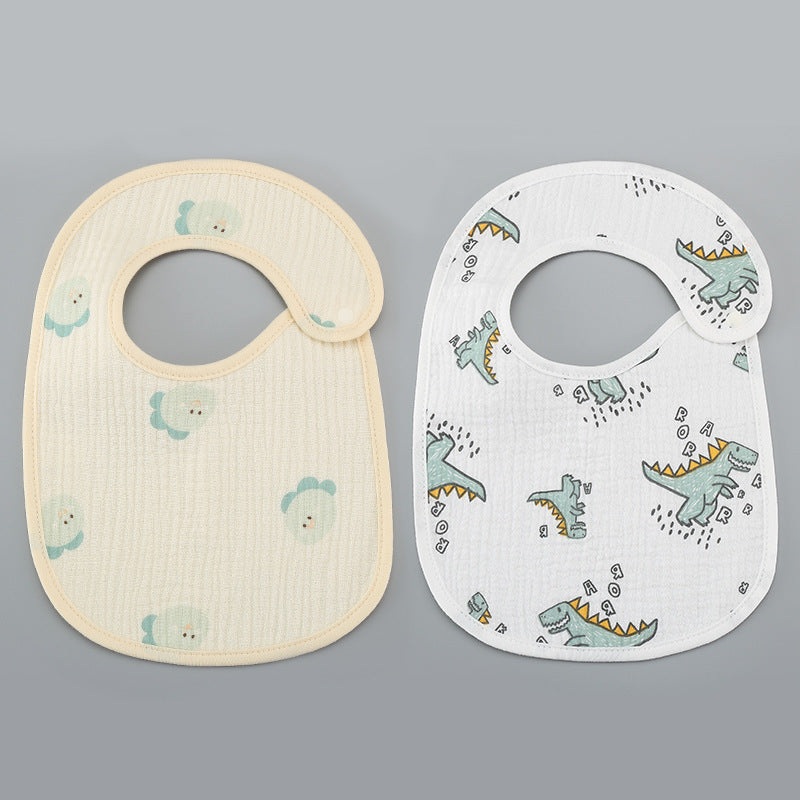 Thin Kids' Bib Pure Cotton Waterproof Gauze Saliva Towel - Cindi Book
