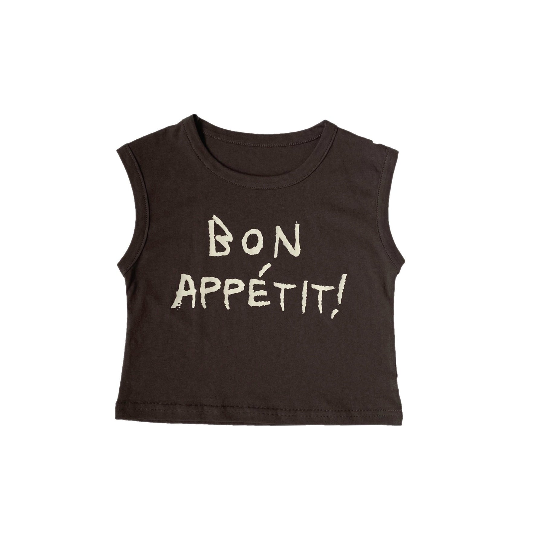 Children's Letter Printed Sleeveless Vest For Boys And Girls Loose Casual Top - Cindi Book