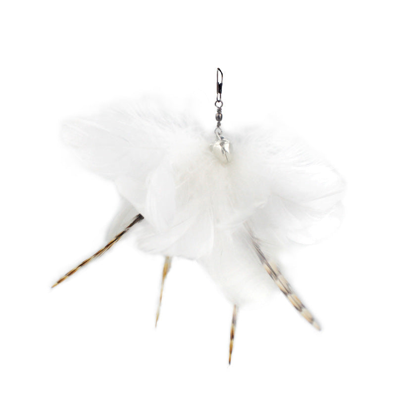 Cat Funny Cat Stick Feather With Bell - Cindi Book