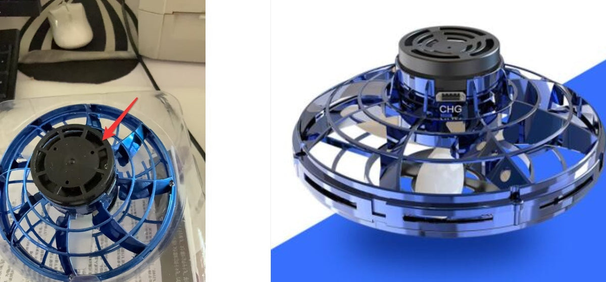 Rotating Flying GyroAircraft Induction Drone Toy - Cindi Book