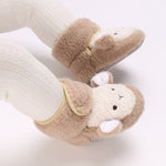 0-12 Months Old Male And Female Baby Thickened Non-slip Cartoon Cotton Shoes - Cindi Book
