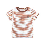 Boys' Cotton Kids Striped T-Shirt - Cindi Book