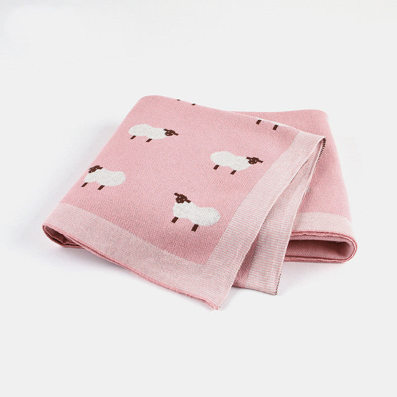 Baby sheepskin blanket baby windproof cover - Cindi Book