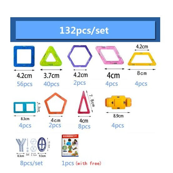 Mini Magnetic Piece Educational Toys - Cindi Book