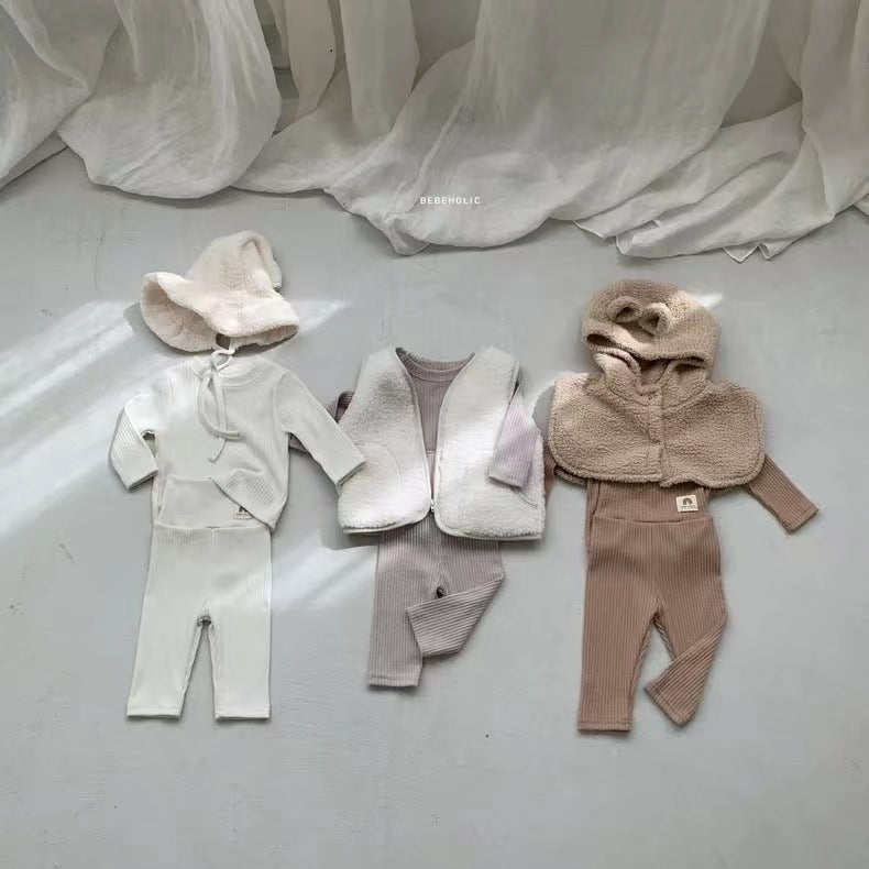 Solid Color Suit Rainbow Fashion Simple All-match Out Home Wear - Cindi Book