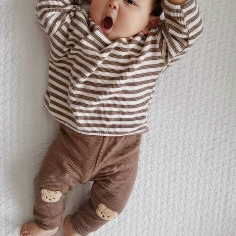 Cute And Comfortable Striped Top For Babies - Cindi Book