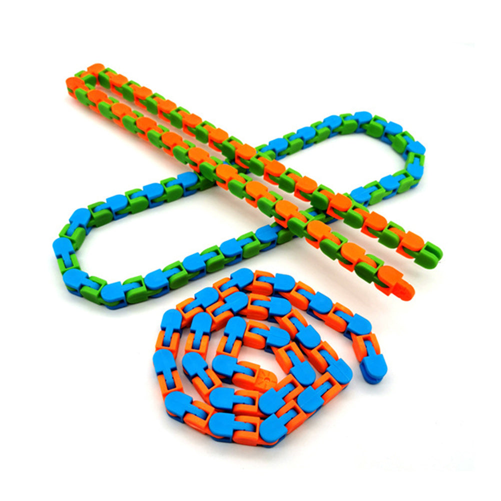 Funny Fidget Chain Anti Stress Toy for Adult Bike Chain Fidget Bracelet Puzzle Educational Toys - Cindi Book