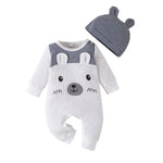 Long Sleeve Jumpsuit Hat Jumpsuit Children's Clothing - Cindi Book