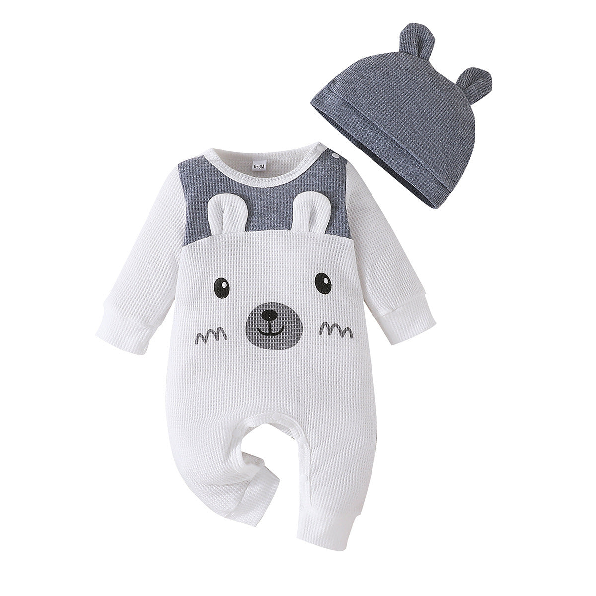 Long Sleeve Jumpsuit Hat Jumpsuit Children's Clothing - Cindi Book