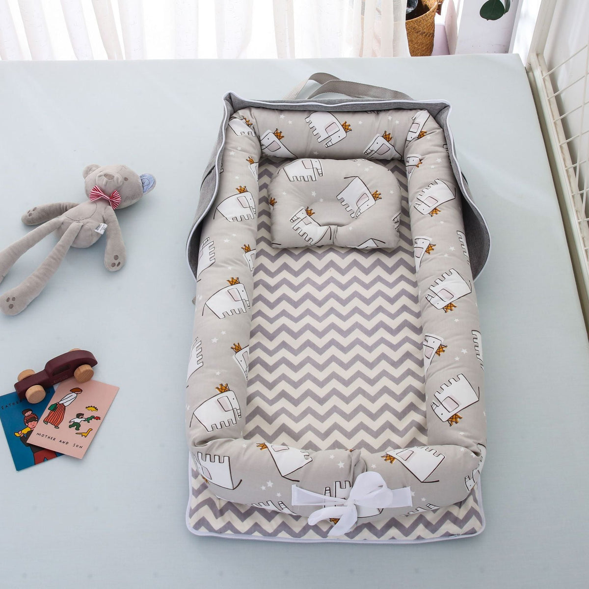 Cotton Portable Foldable Baby Bed - Cindi Book
