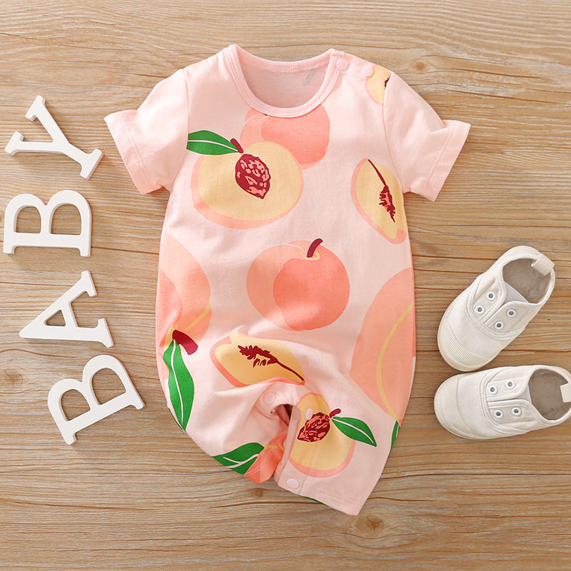 Baby Clothes Short Sleeve Baby Casual Onesies - Cindi Book