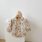 Baby Girl Cotton Print Romper Triangle Jumpsuit - Cindi Book