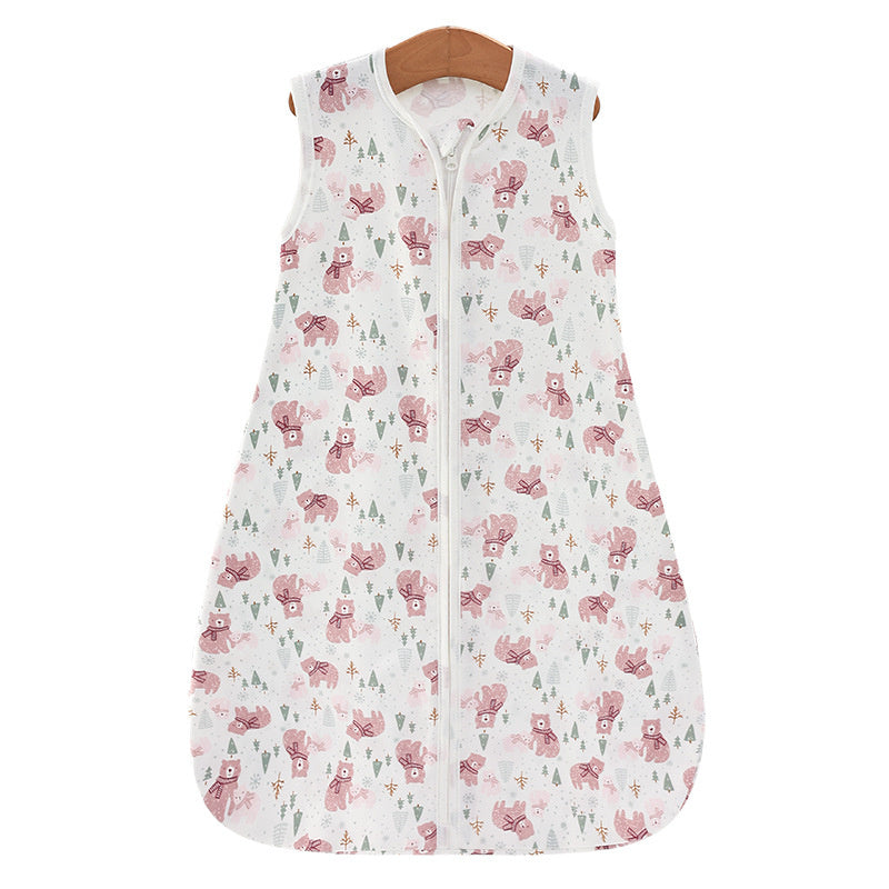 Newborn Summer Vest Sleeping Bag Baby Anti-kick Quilt - Cindi Book