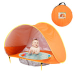 Baby Beach Tent Kids Outdoor Camping Easy Fold Up Waterproof  Up Sun Awning Tent UV-protecting - Cindi Book