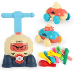 Power Balloon Launch Tower Toy Puzzle  Education Inertia Air Power Balloon Car Science Experimen Toy For Children Gift - Cindi Book