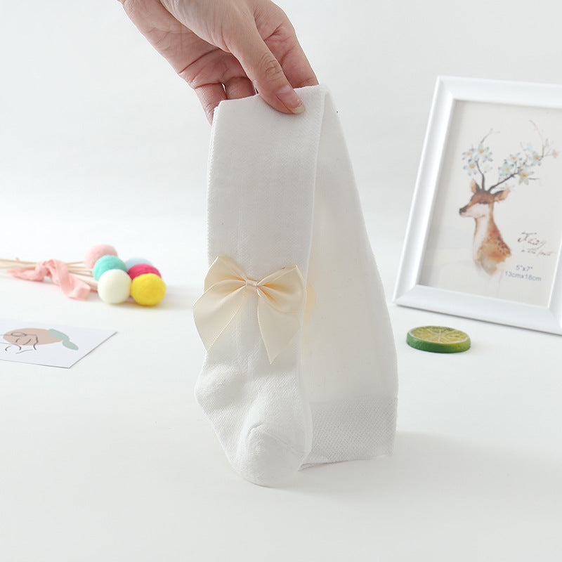 Children's baby pantyhose mesh big bow - Cindi Book