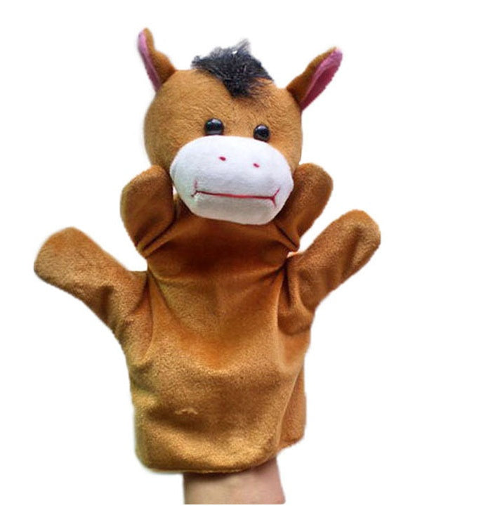 Hand puppet 28 plush toy big hand puppet preschool teaching aid - Cindi Book
