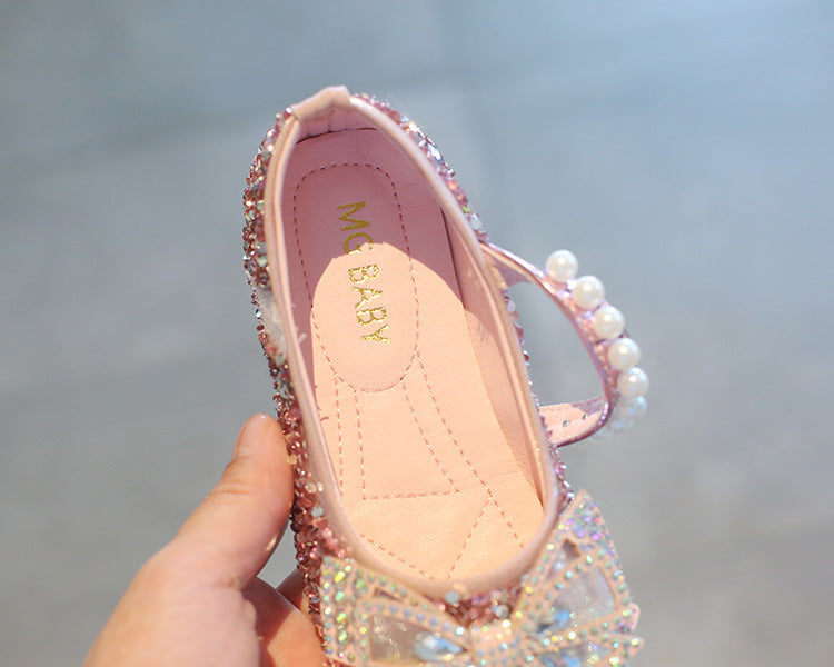 Girls' Fashion Princess Bowknot Shoes - Cindi Book