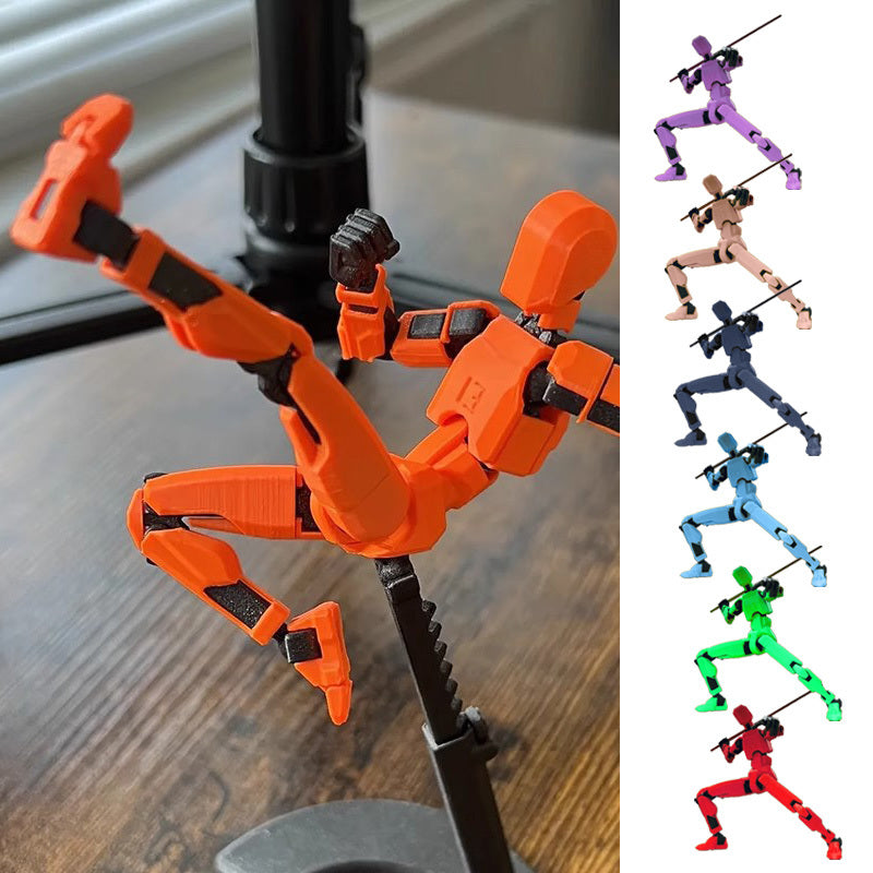 Multi-Jointed Movable Shapeshift Robot 2.0 3D Printed Mannequin Dummy Action Model Doll Toy Kid Gift - Cindi Book