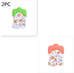 Baby teether baby anti-bite silicone molar gloves children's sound toys - Cindi Book