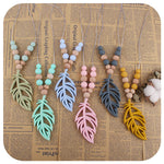 New Baby Products Silicone Leaf Teether Necklace - Cindi Book