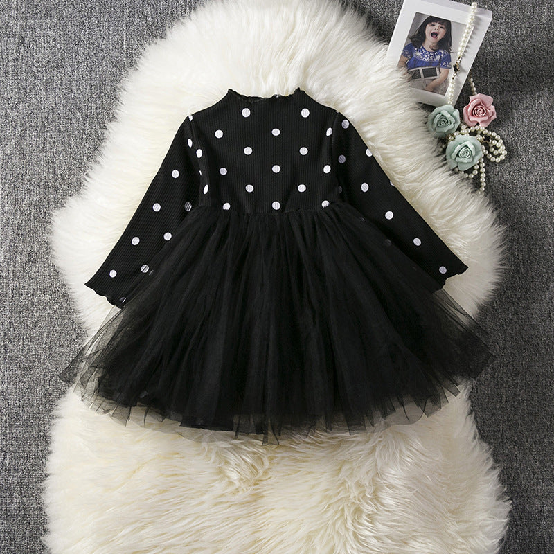 Baby Girls Spring Winter Long Sleeve Tutu Lace Dresses Infantil Newborn 1st Birthday Party Clothes Christening Gown Casual Wear - Cindi Book