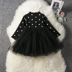 Baby Girls Spring Winter Long Sleeve Tutu Lace Dresses Infantil Newborn 1st Birthday Party Clothes Christening Gown Casual Wear - Cindi Book