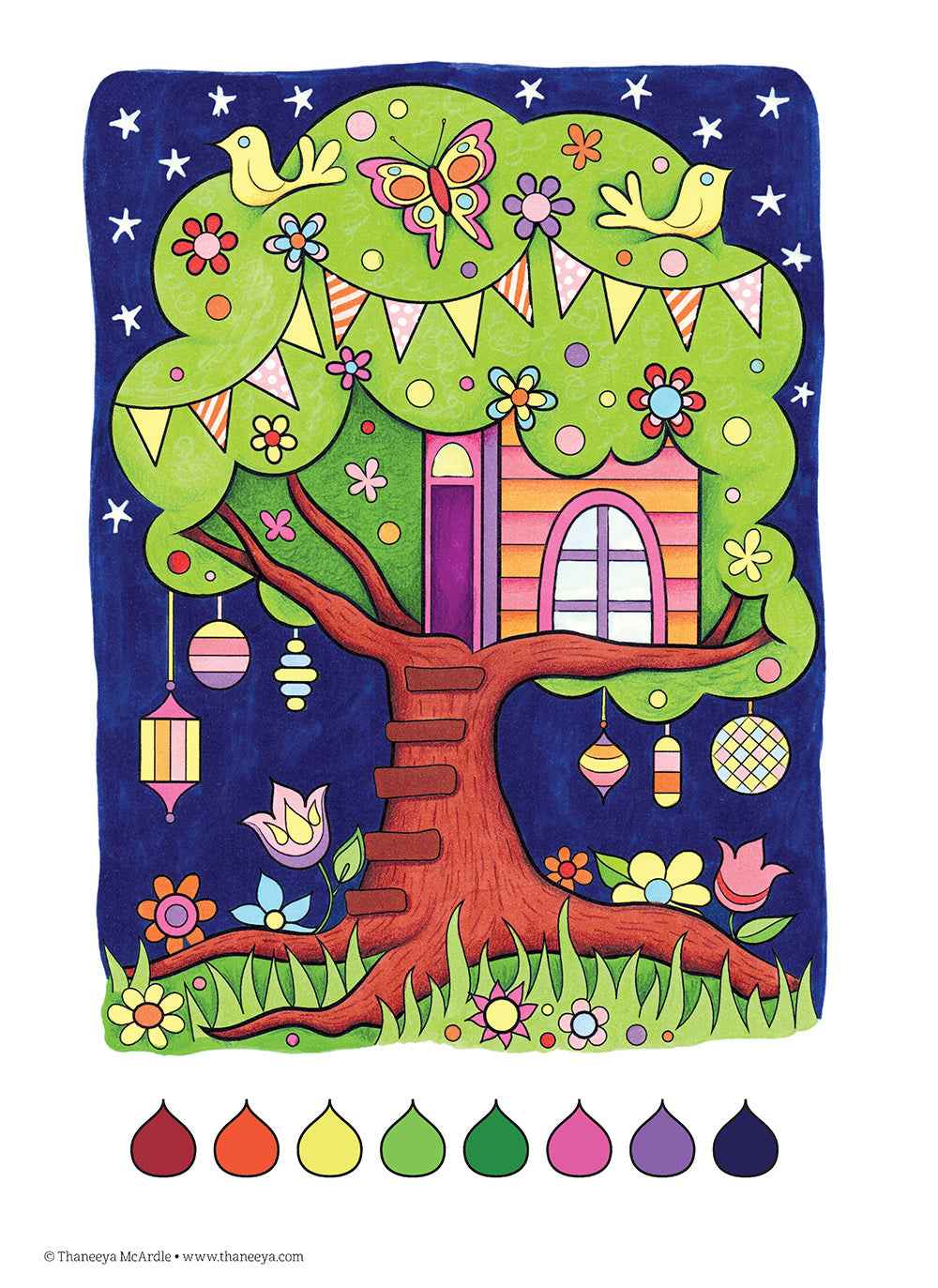 Dont Worry, Be Happy Coloring Book Treasury