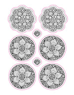 Color Your Own Stickers Mandalas