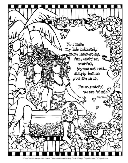 Sisterhood Coloring Book