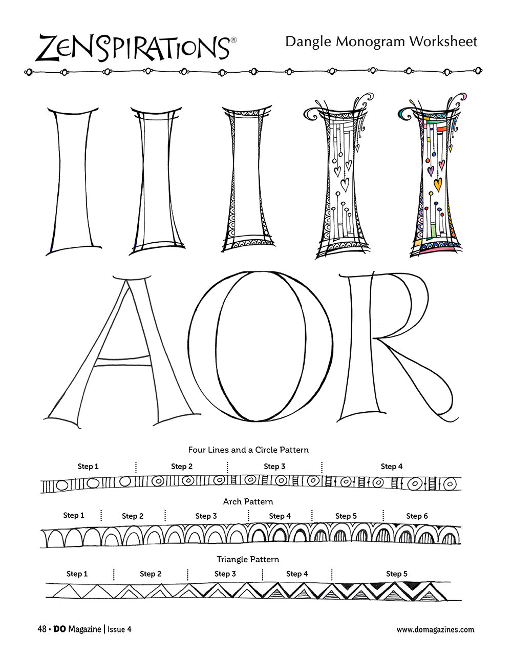 Color, Tangle, Craft, Doodle (