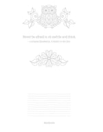 Groovy Owls Coloring Book