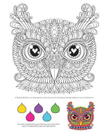 Groovy Owls Coloring Book