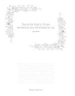 Happy Cats Coloring Book