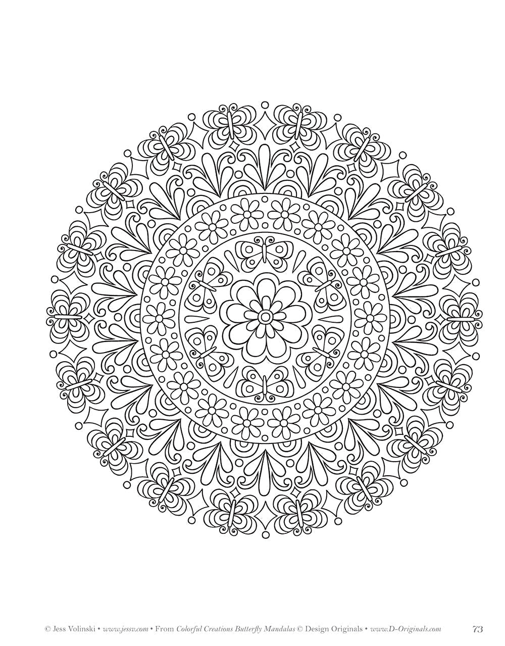 Colorful Creations Butterfly Mandalas