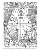 KC Doodle Art Beautiful Dreamer Coloring Book
