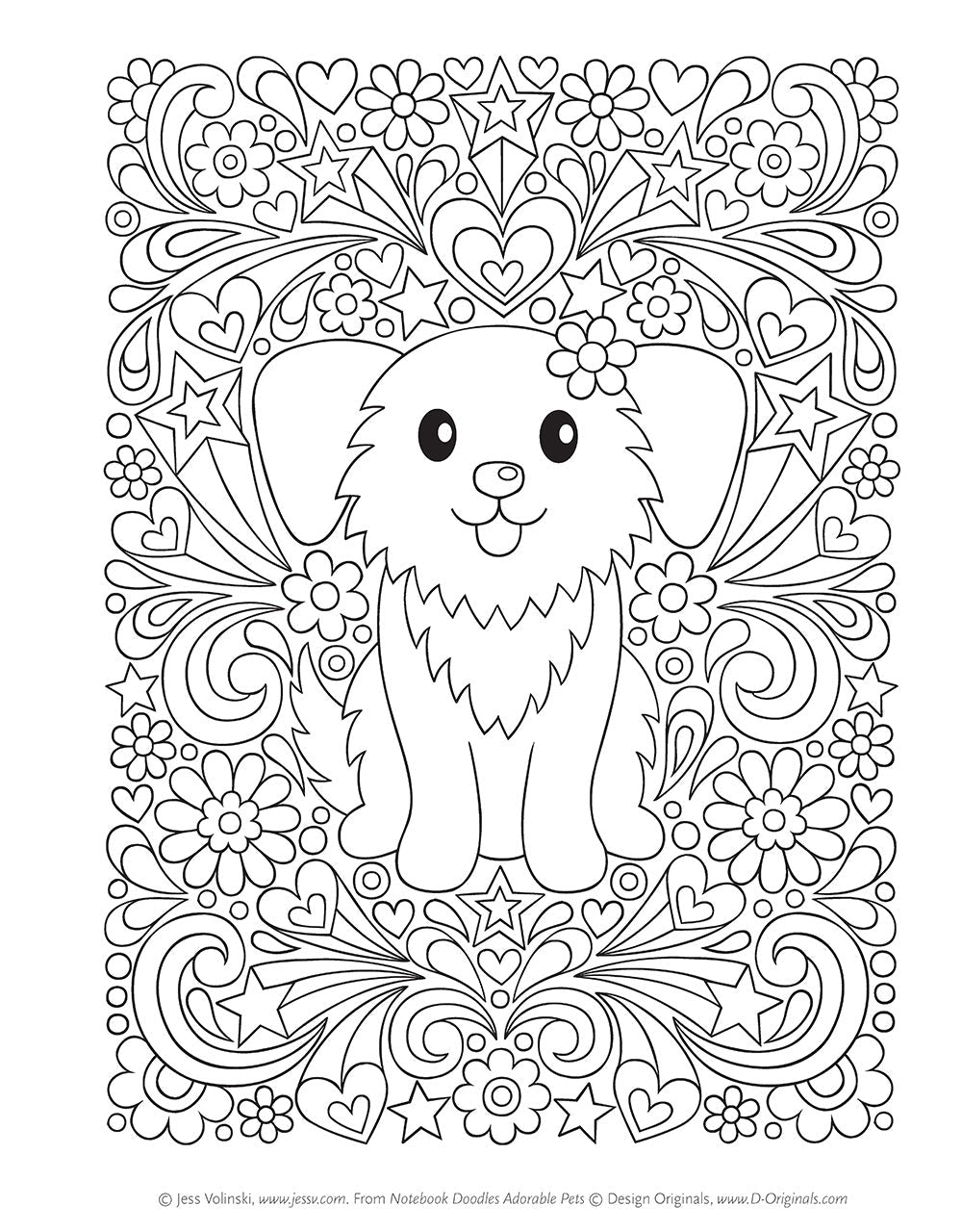 Notebook Doodles Adorable Pets