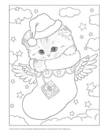 Santas Kitty Helpers Holiday Coloring Book