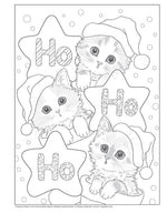 Santas Kitty Helpers Holiday Coloring Book