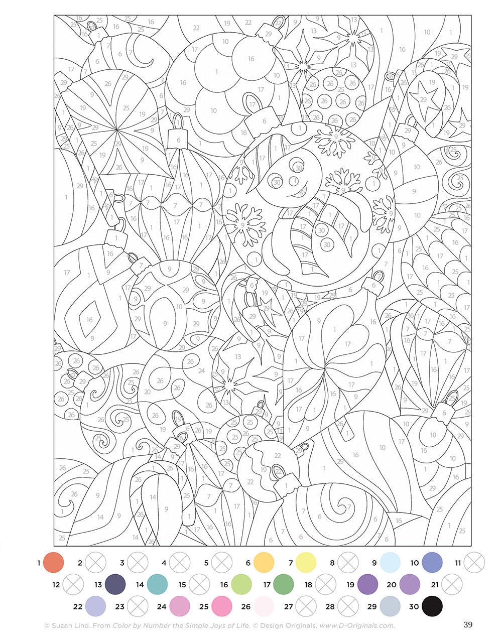 Color by Number the Simple Joys of Life