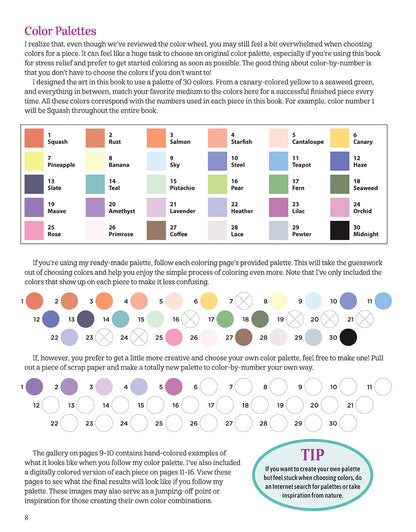 Color by Number the Simple Joys of Life