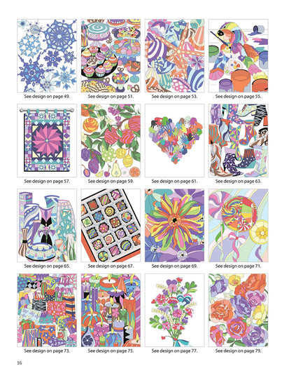 Color by Number the Simple Joys of Life