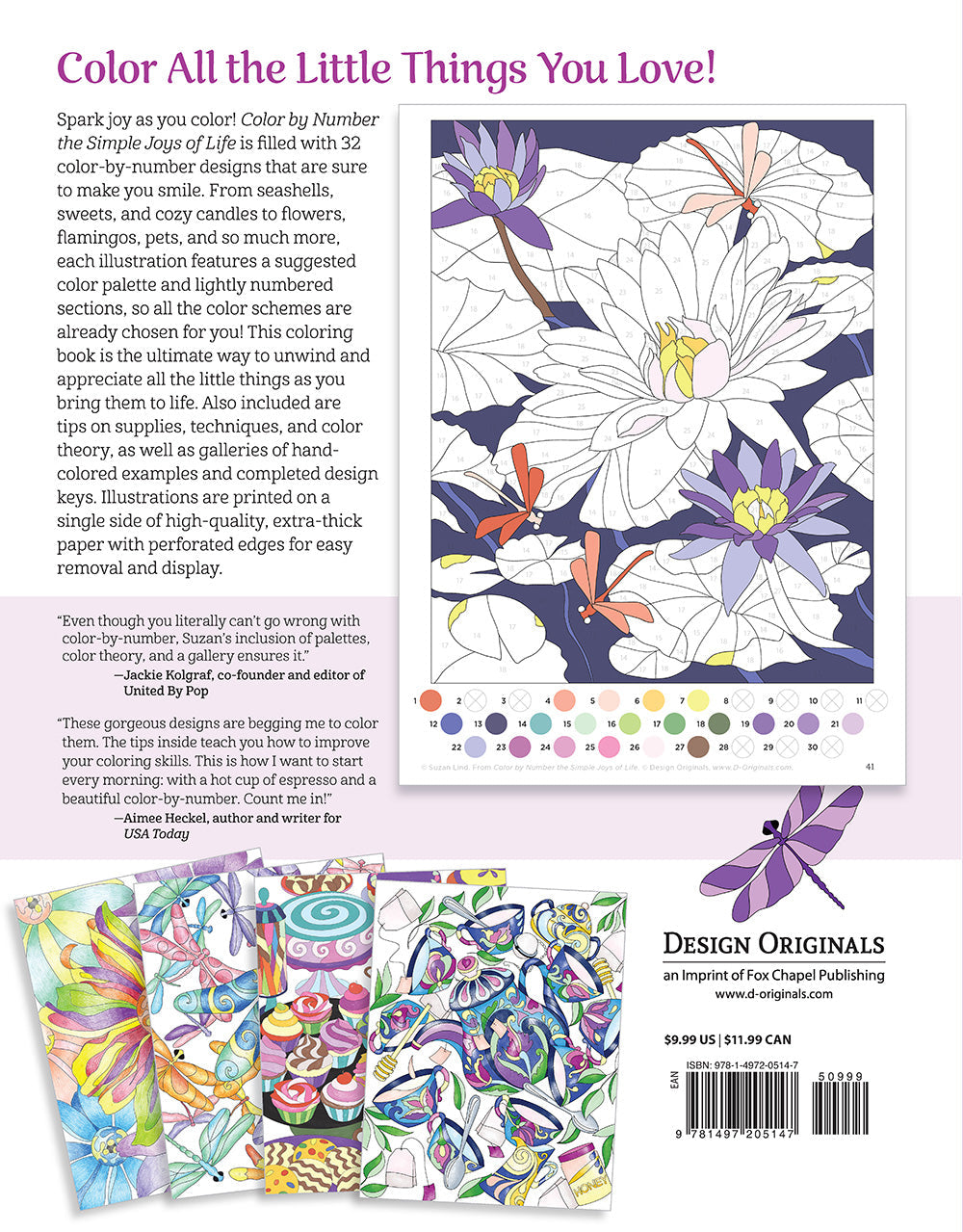 Color by Number the Simple Joys of Life