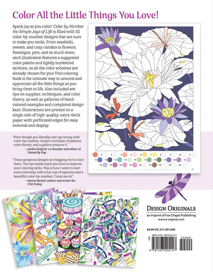 Color by Number the Simple Joys of Life