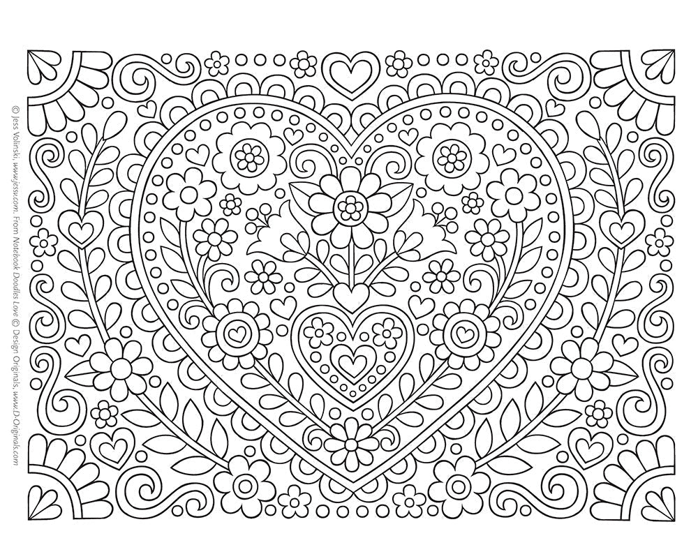 Notebook Doodles Love