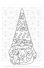 Jim Shore Enchanting Gnomes Coloring Book