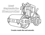 Super Cool Trucks, Tractors, and Cars Coloring Book